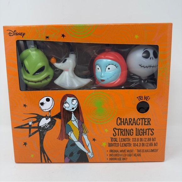 Disney Nightmare Before Christmas Musical Character String Lights - Picture 1 of 3